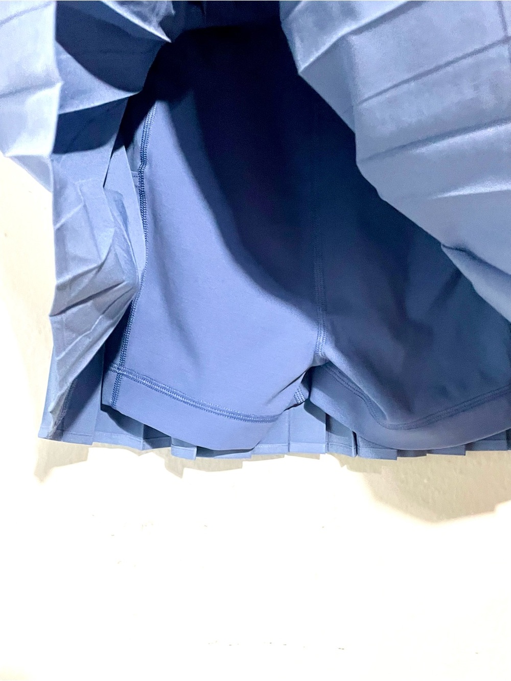 lululemon athletica Pleated Mini Skirt in Dusty Blue - Picture 8 of 9